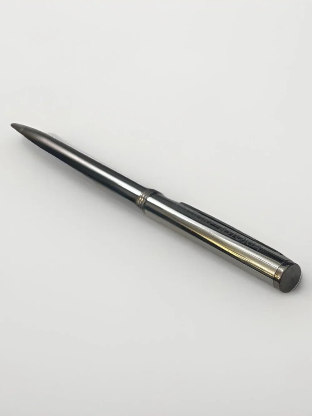 Waldorf = Astoria Pen Metal Ballpoint Black Ink Office Clip Collectors